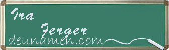 Ira Ferger Visitenkarte